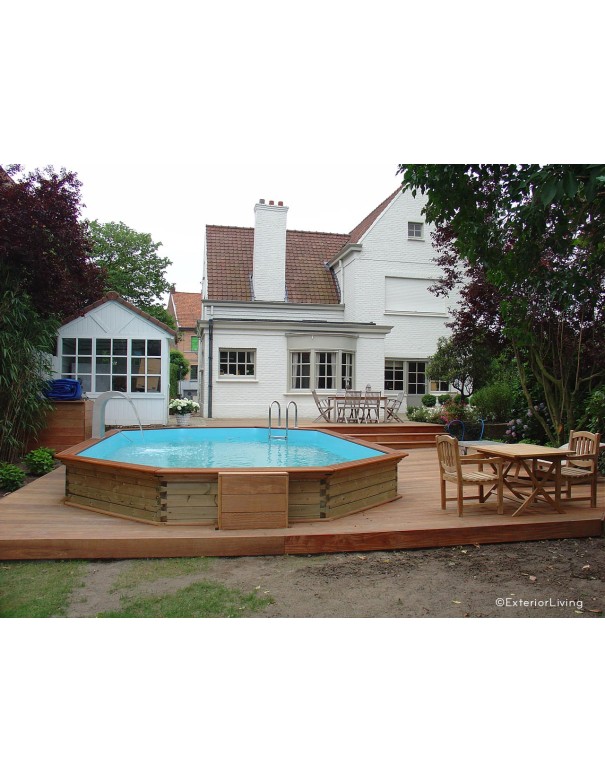Piscine en bois GARDIVAL – OBLONG