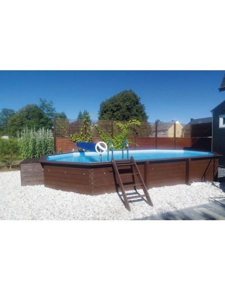 Piscine en bois GARDIVAL – OBLONG