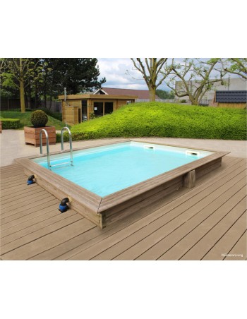 Piscine en bois GARDIVAL – QUARTOO