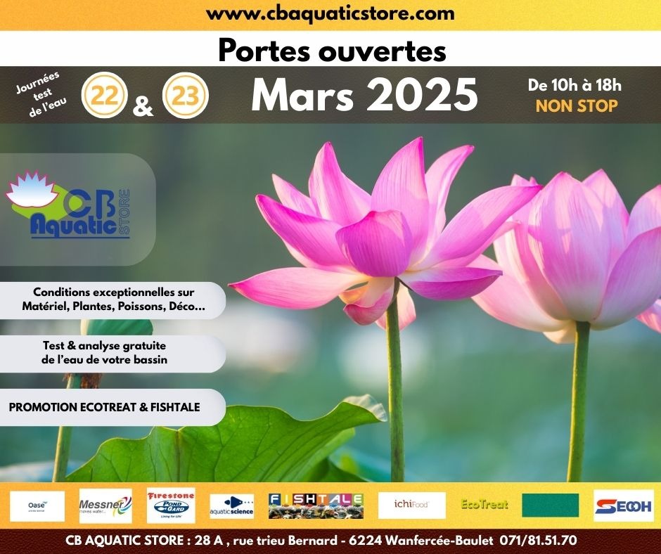 Portes ouvertes de la jardinerie aquatique